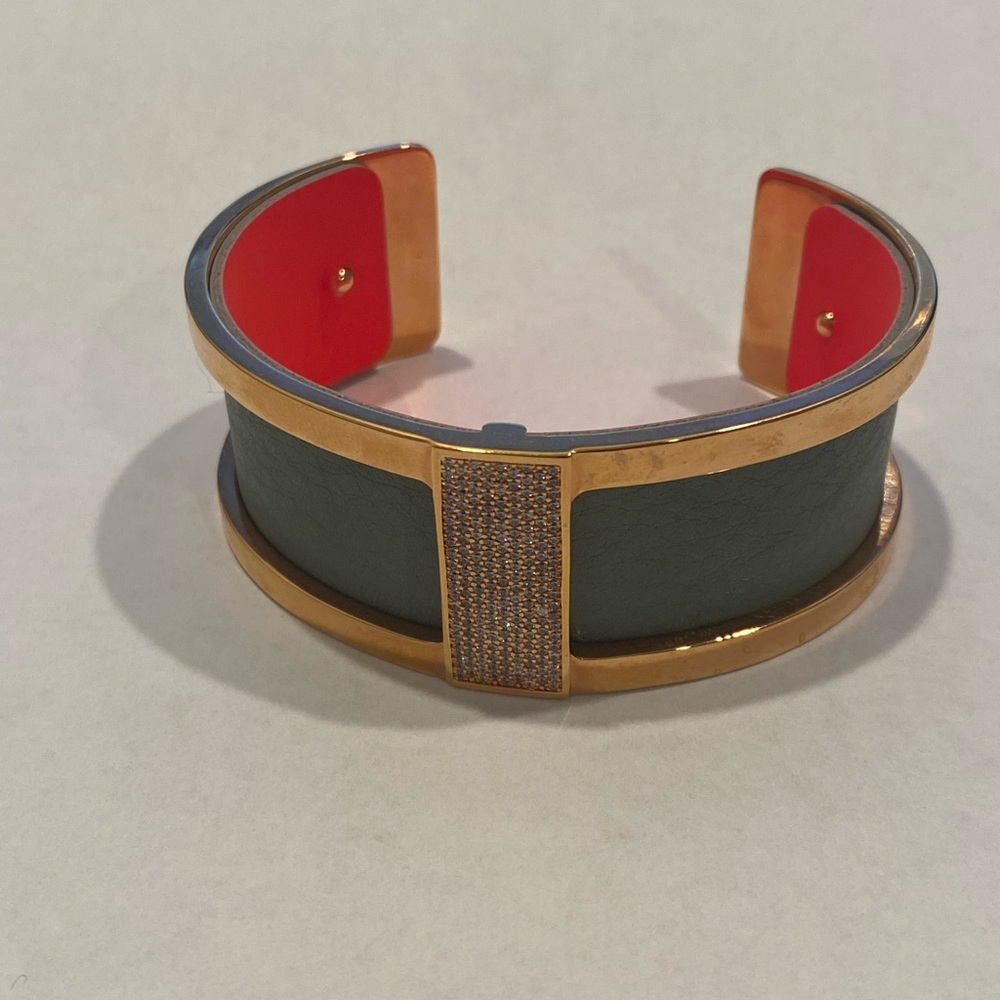 Les Georgettes by Altesse 25 mm rose gold color cuff with reversible insert